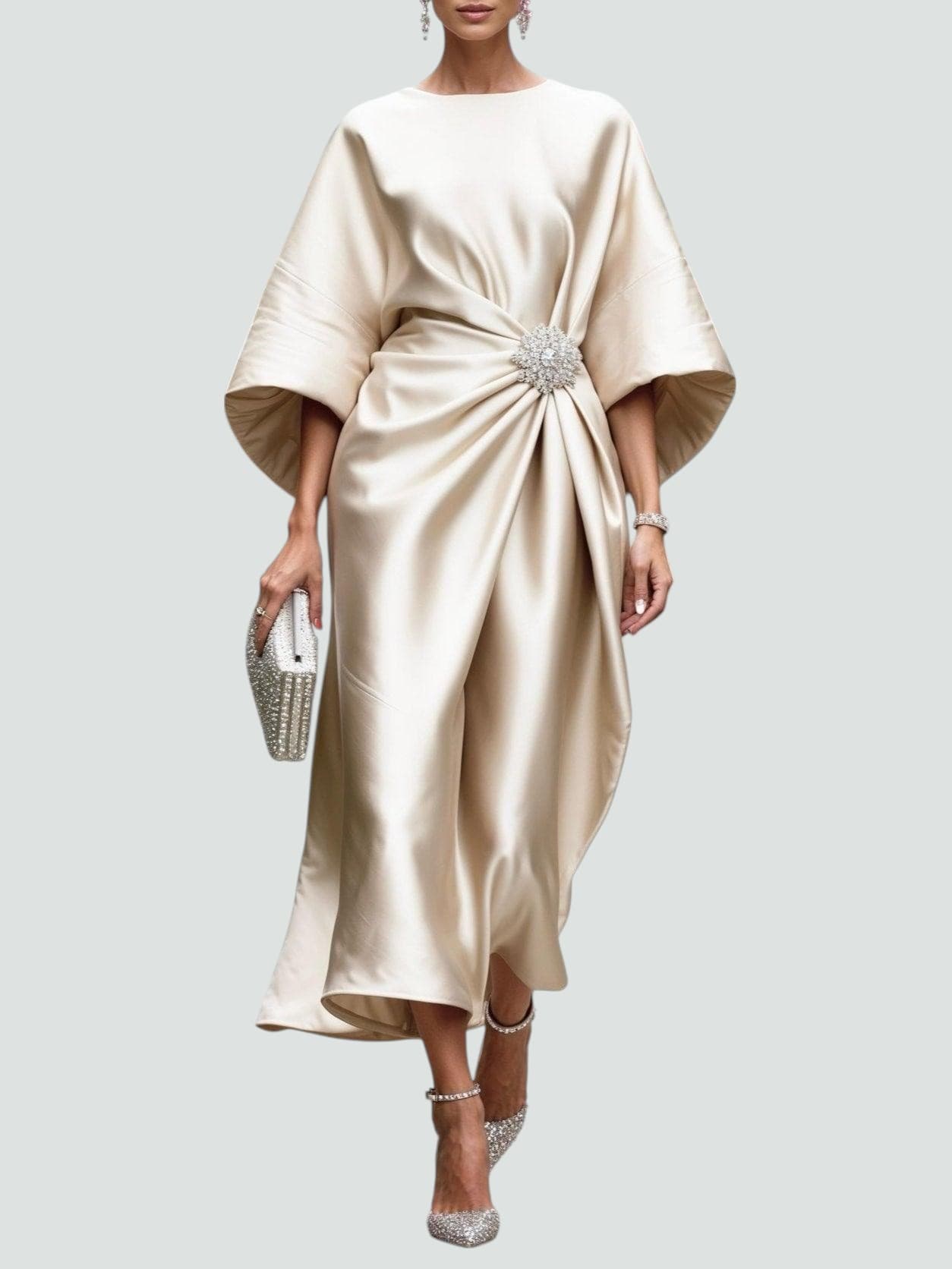 Isadora | Vestido longo de elegância atemporal