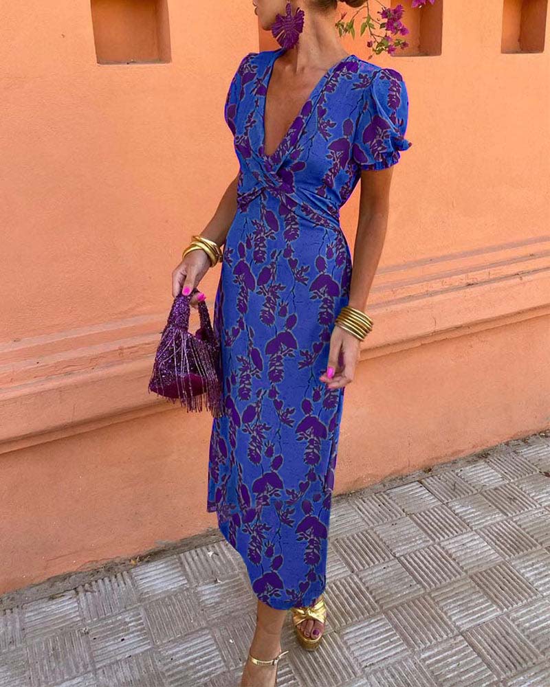 Vestido Sara | Elegância com Mangas Bufantes