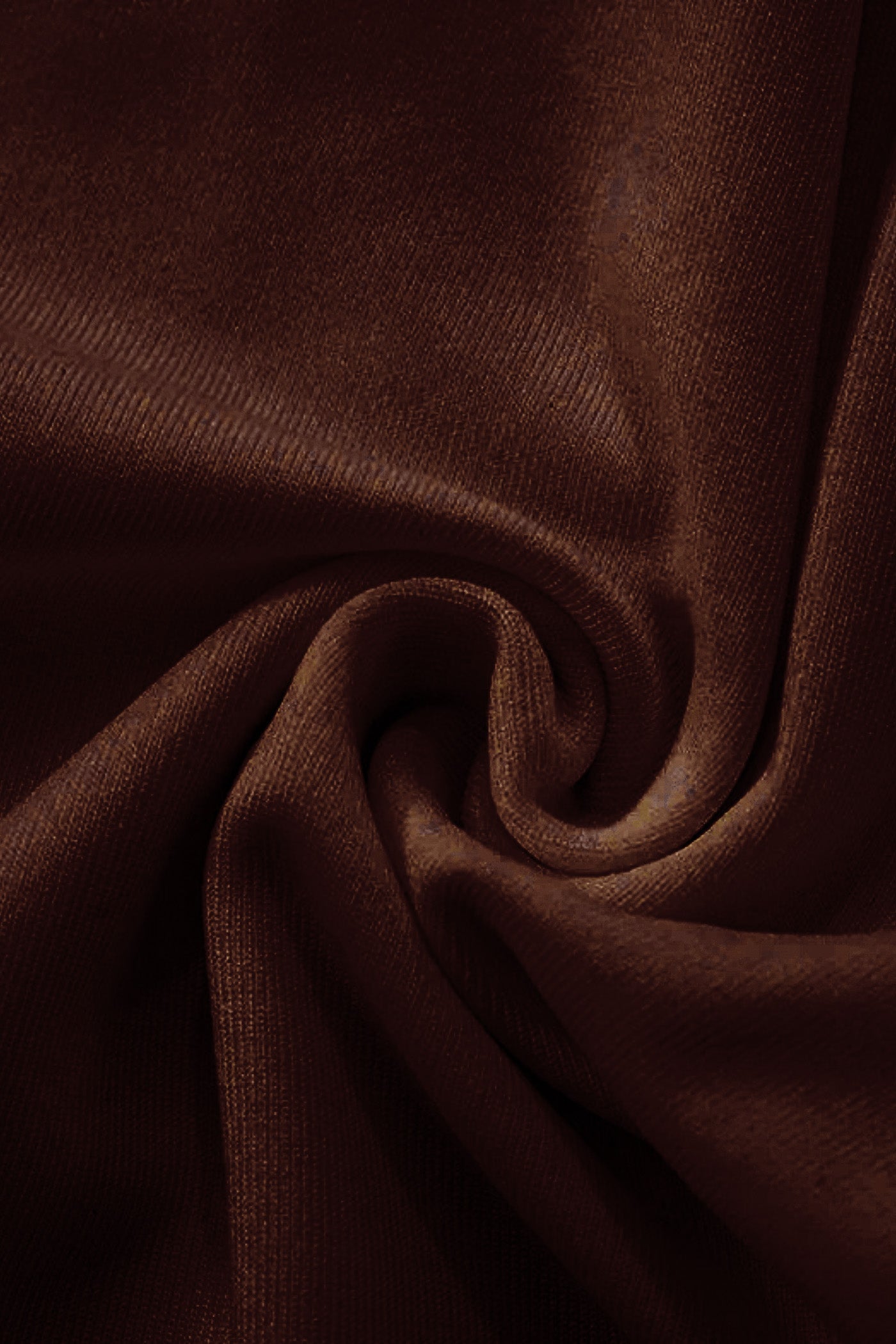 Vestido Maxi Halter com Painéis Pregueados em Contraste - Preto/Castanho