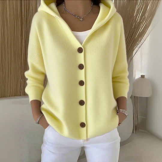 Gelsa | Cardigan suave em malha de outono