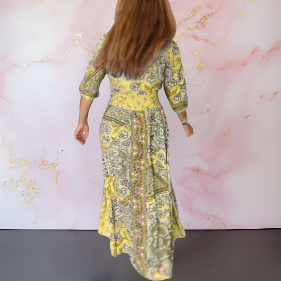 Marga™ | Vestido de verão elegante com decote em V