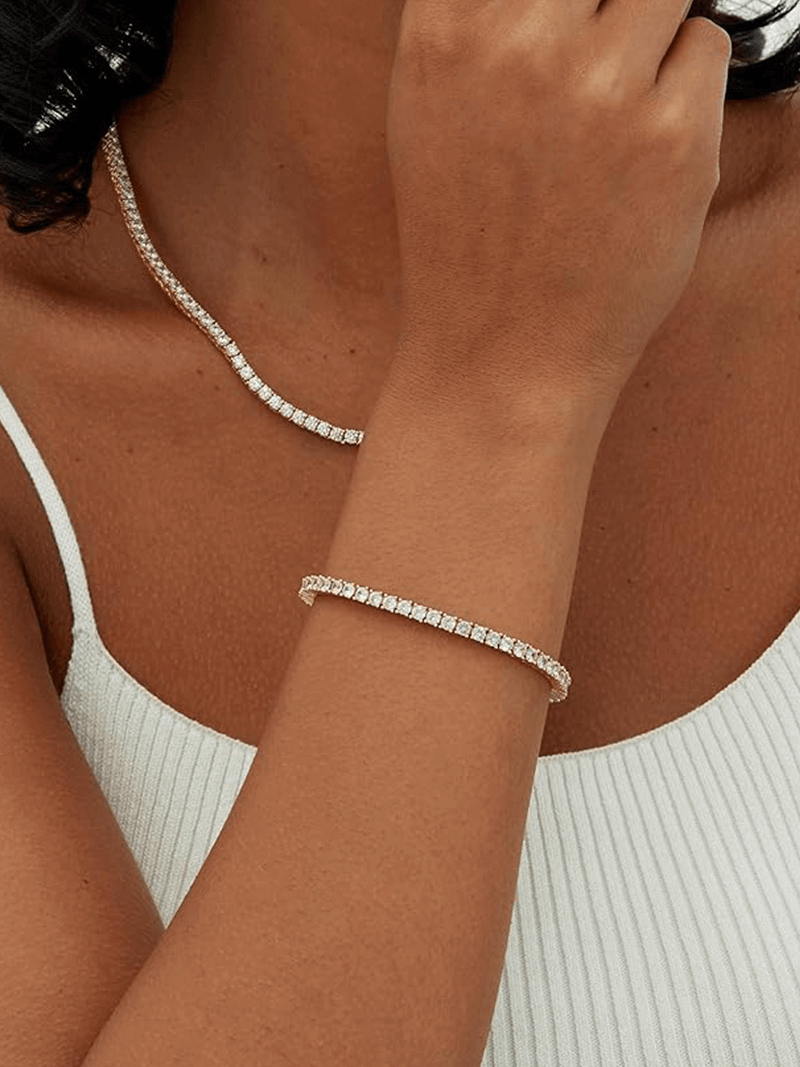 Pulseira Rivière 14K