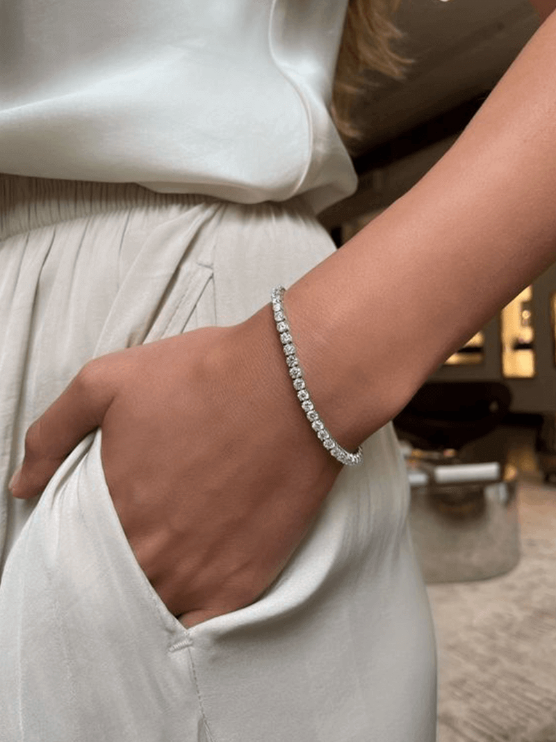Pulseira Rivière 14K