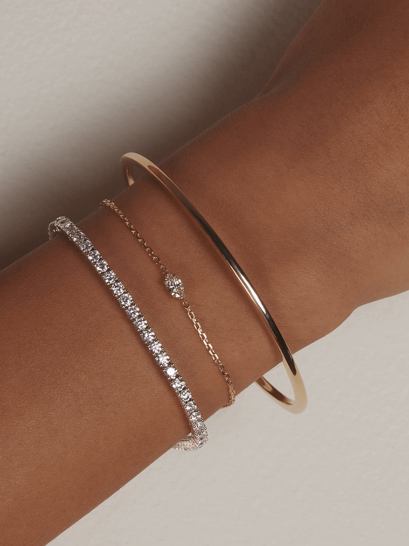 Pulseira Rivière 14K