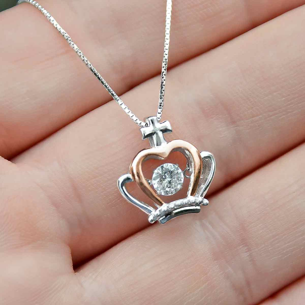 Colar Coroa "Para a minha filha fantástica"