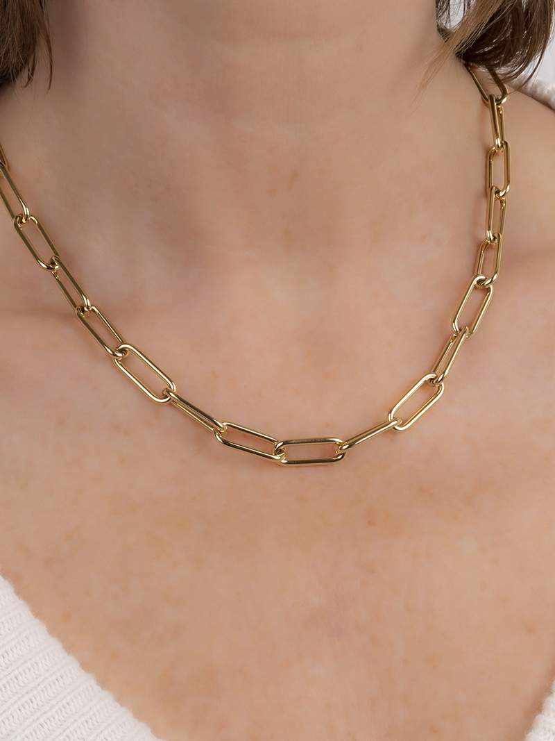 Colar de bicicleta 14K