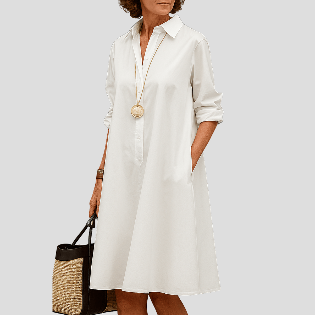 Waltraud - Vestido Midi Premium Elegante para um Estilo Atemporal