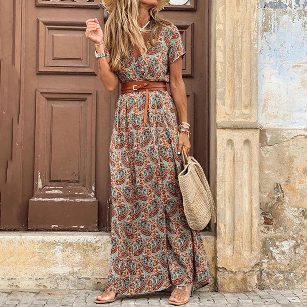 Carol™ Vestido boémio feminino