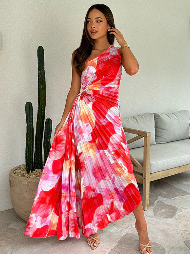 Katie | Vestido Plissado de Verão