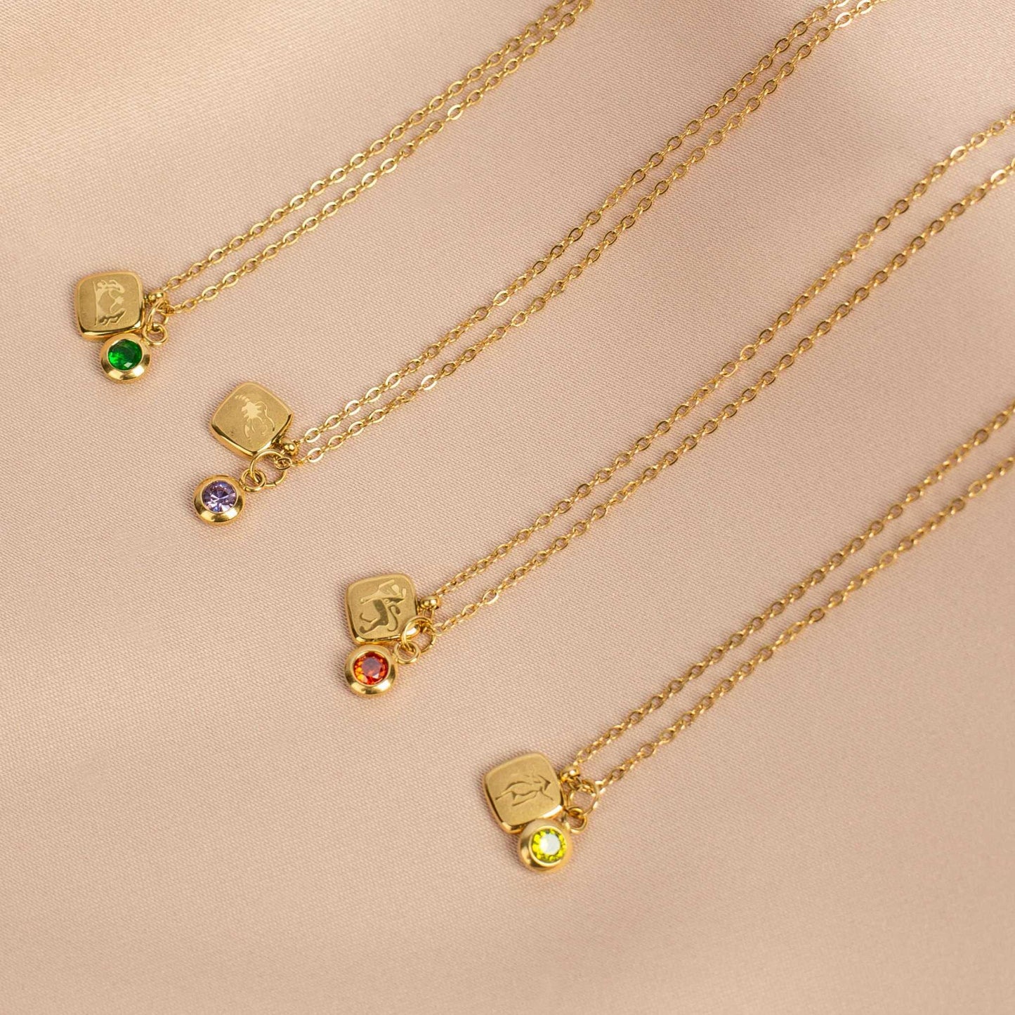 Conjunto Colar + Anel Cosmos + Frasco dos Sonhos 18K