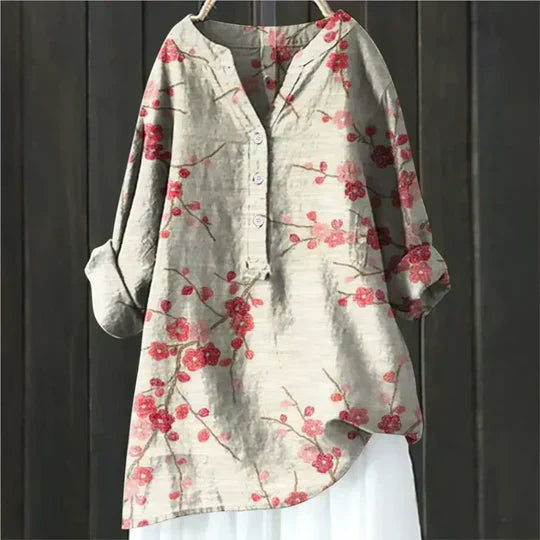 Elidi™ - Camisa arejada e confortável com botões