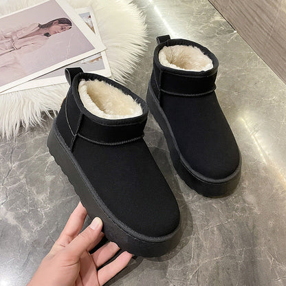 Botas de Plataforma Felpudas