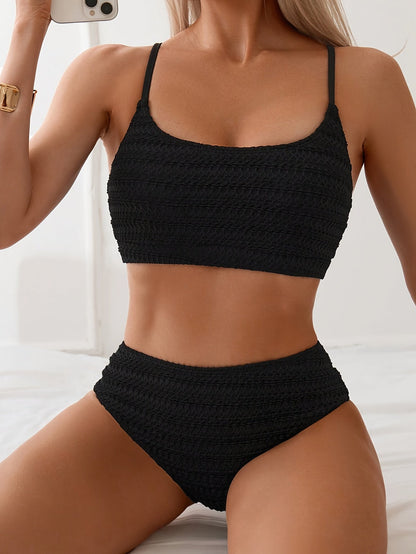Chiara | Bikini Malha Cintura Alta