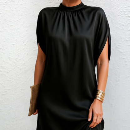 TRUDY|Vestido Elegante e Descontraído