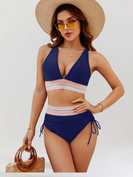 Elvie | Conjunto de bikini com cintura alta
