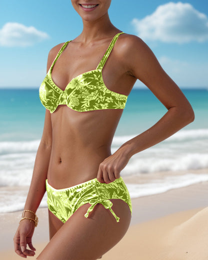 Emilia | Bikini Triângulo com Atilhos