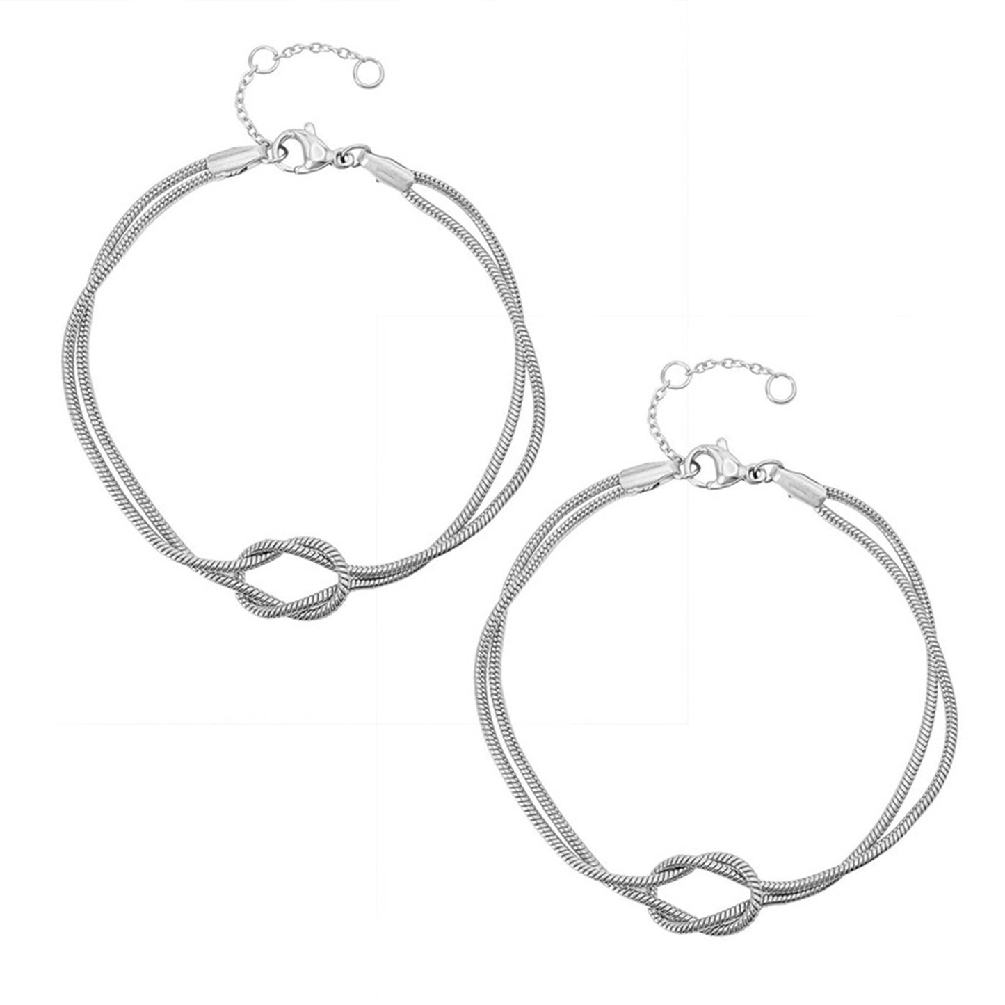 1 Pulseira Nó Infinito 18k