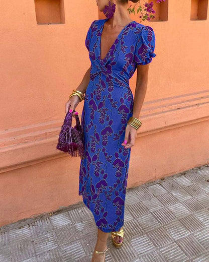 Vestido Sara | Elegância com Mangas Bufantes