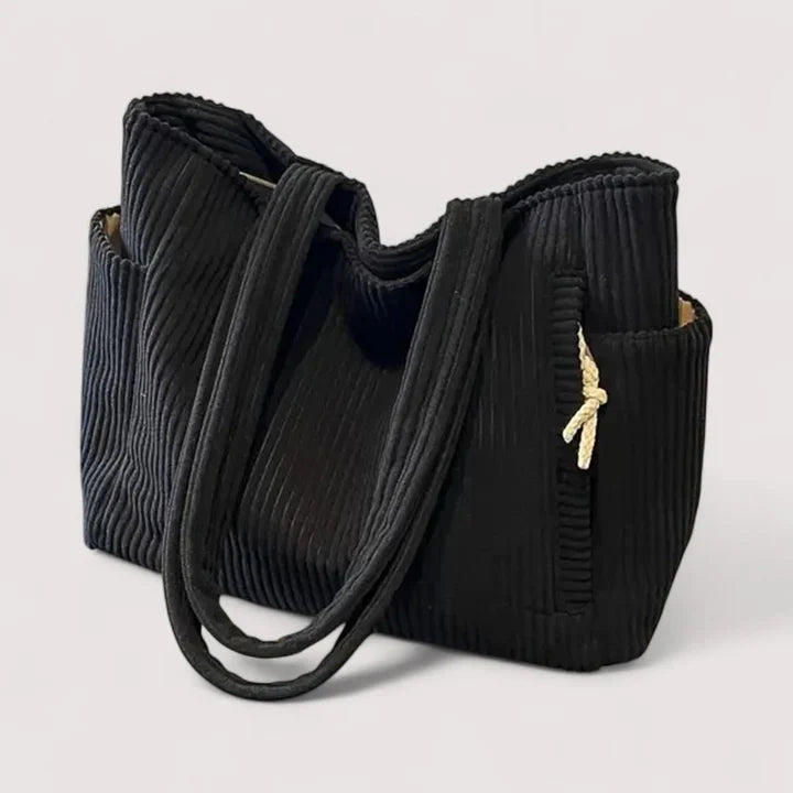 Melina - Bolsa de veludo com estilo prático e moderno