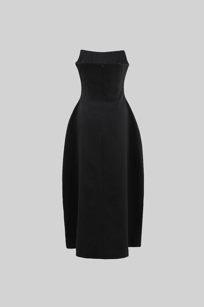 Vestido Justo Sem Mangas Com Apliques de Diamantes - Preto