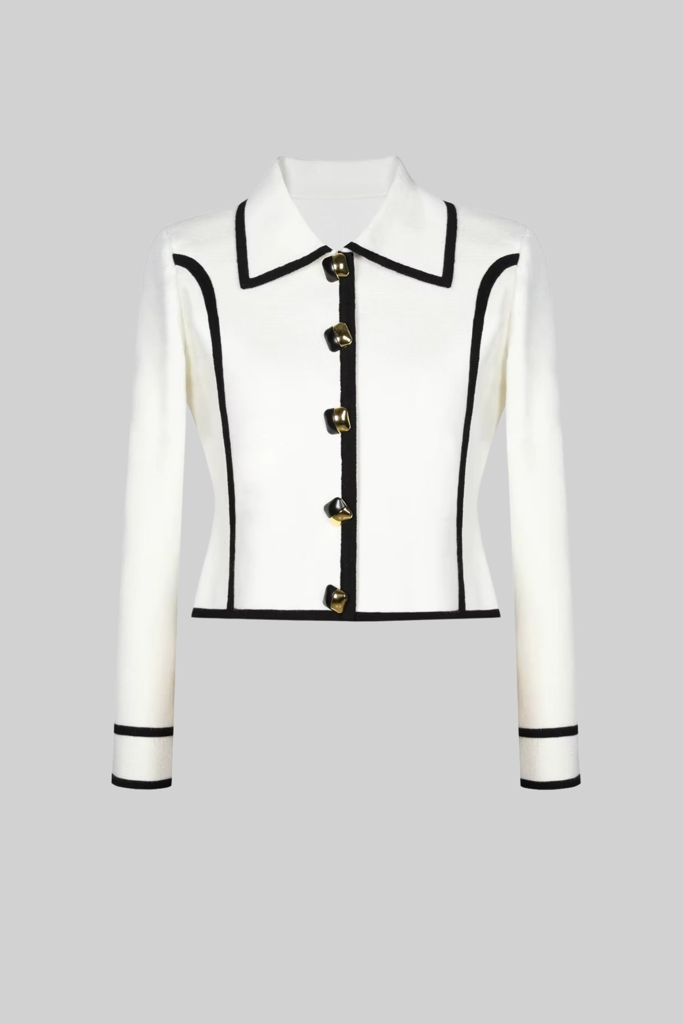Conjunto Sob Medida Com Acabamento Contrastante - Branco