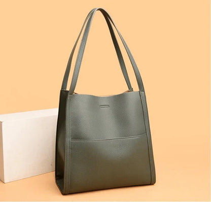 Elda - Bolsa tiracolo simples em cor lisa