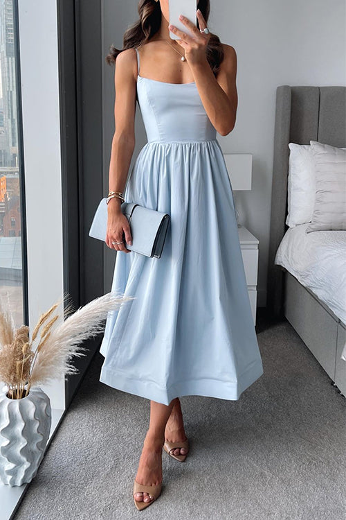 Martina™ | Vestido midi com alças