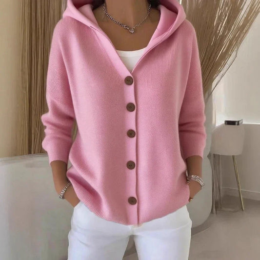 Gelsa | Cardigan suave em malha de outono