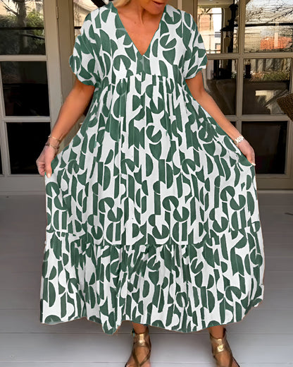 Felicia™ | Vestido arejado com decote em V