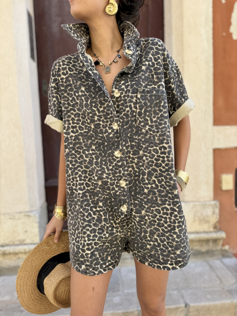 NAIARA | Mono estampado de leopardo
