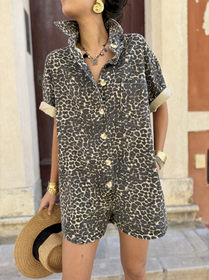 NAIARA | Mono estampado de leopardo