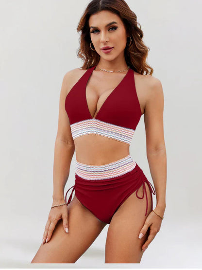 Elvie | Conjunto de bikini com cintura alta