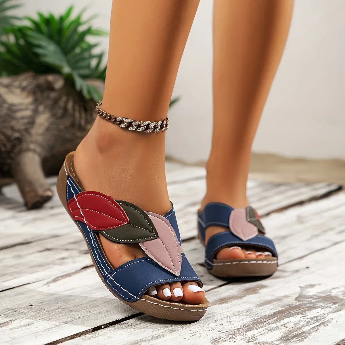 Solveig™ – Sandálias Slip-on