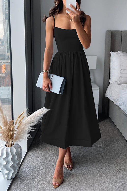 Martina™ | Vestido midi com alças