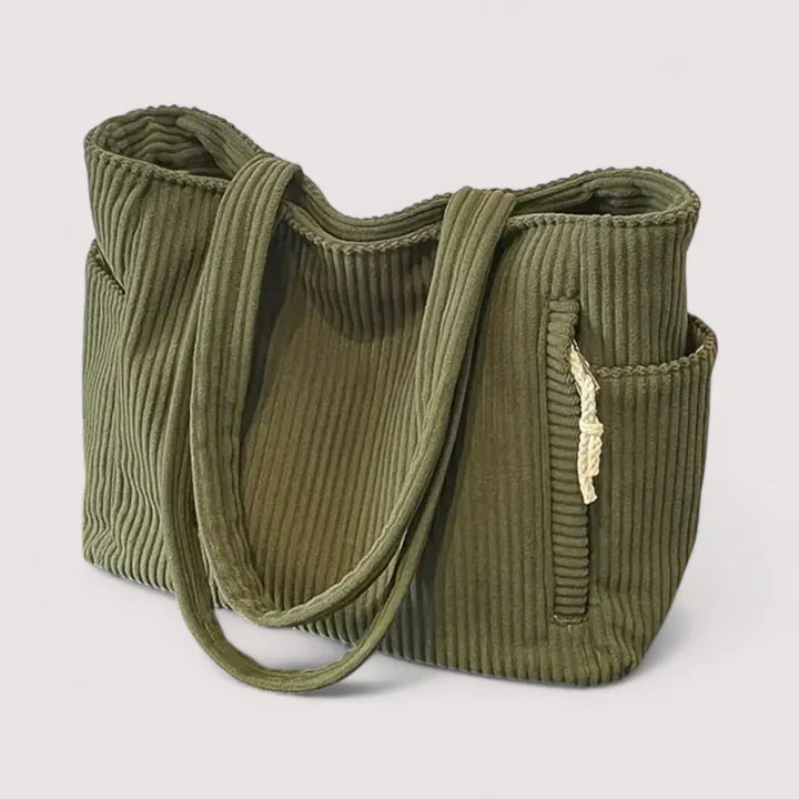 Melina - Bolsa de veludo com estilo prático e moderno