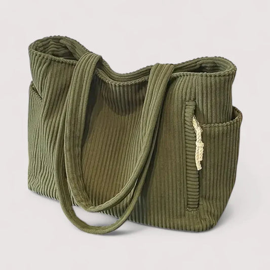 Melina - Bolsa de veludo com estilo prático e moderno