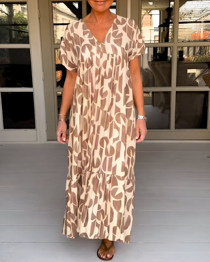 Felicia™ | Vestido arejado com decote em V