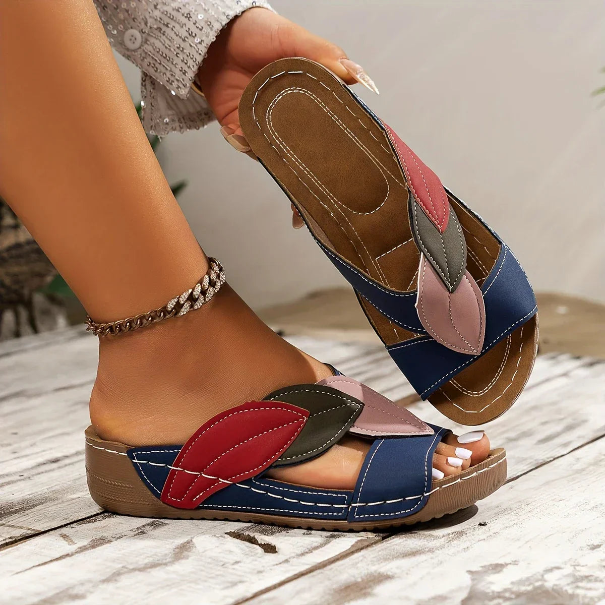 Solveig™ – Sandálias Slip-on