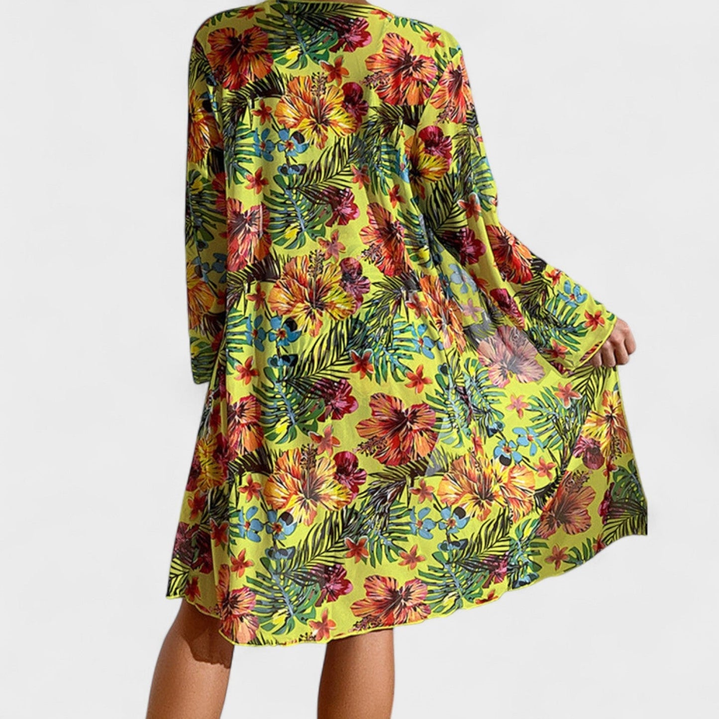 Glenda – Conjunto Floral de Bikini e Top