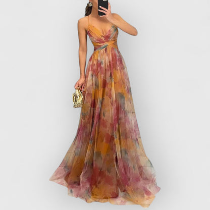 Verity | Vestido comprido com estampado floral