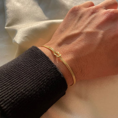 1 Pulseira Nó Infinito 18k