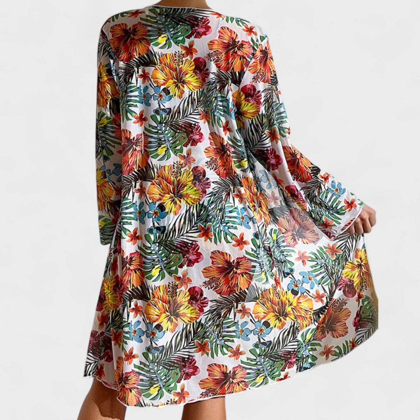 Glenda – Conjunto Floral de Bikini e Top