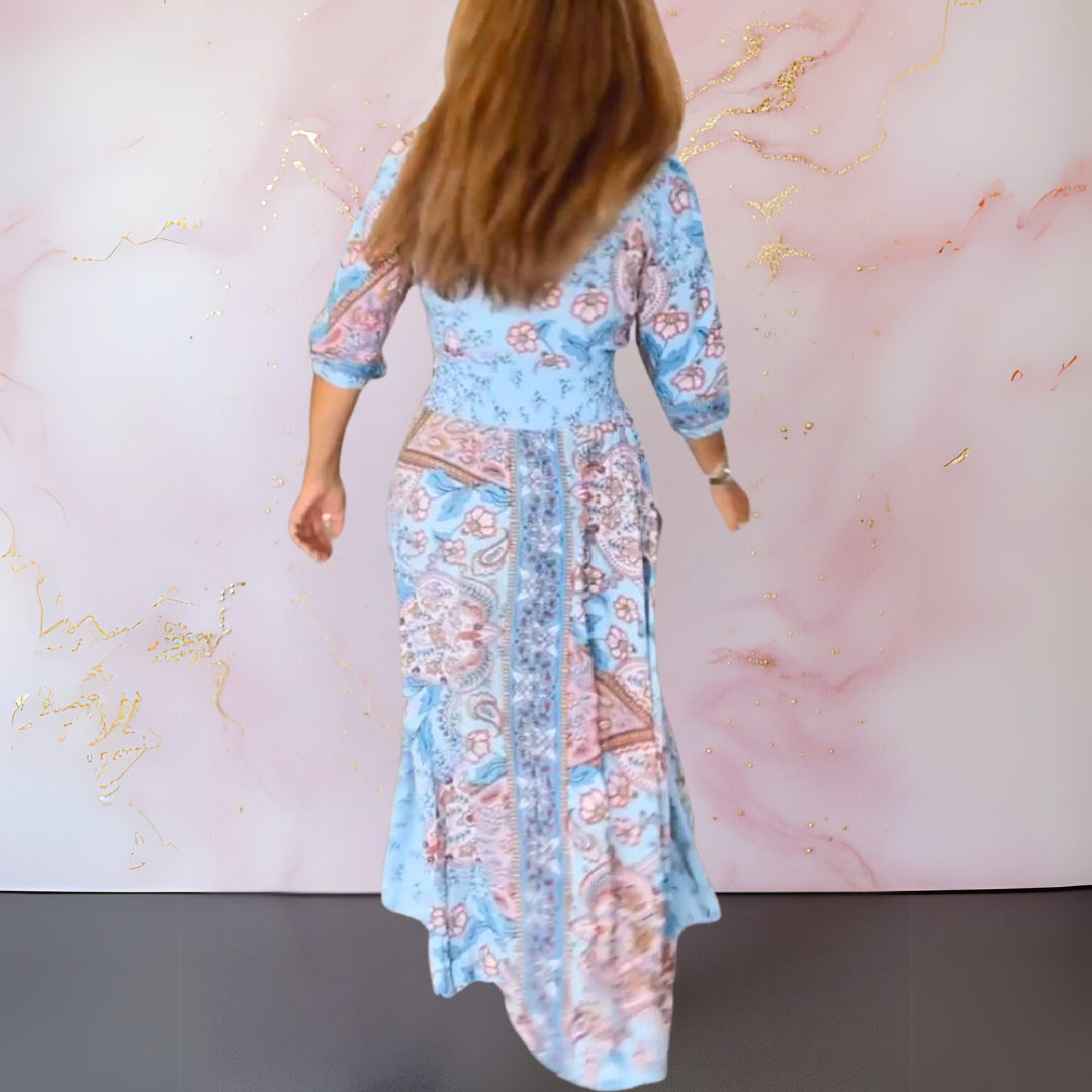 Marga™ | Vestido de verão elegante com decote em V