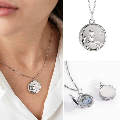 Colar relicário do Principe + Frasco dos sonhos 18K