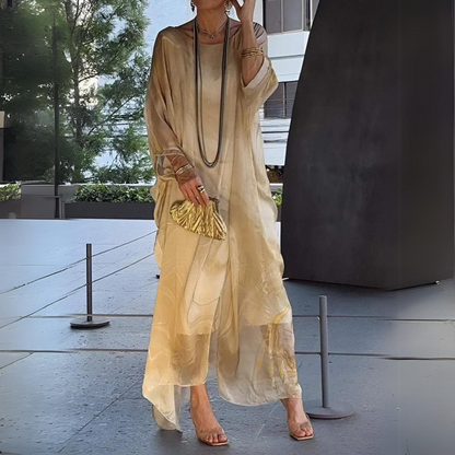 Vera | Chiffon de Seda com Elegância Intemporal