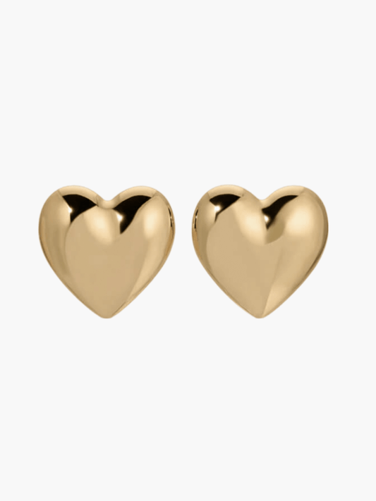 Brincos Heart. 14K