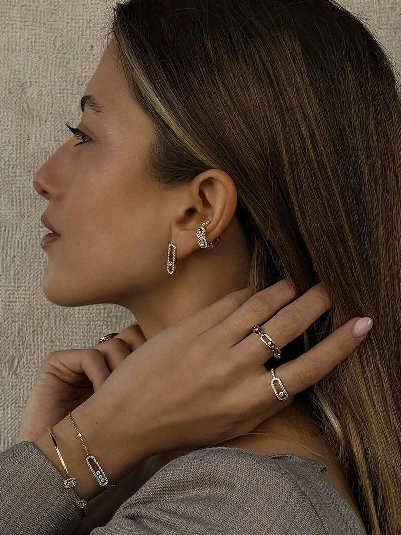 Brincos Melissa 14K