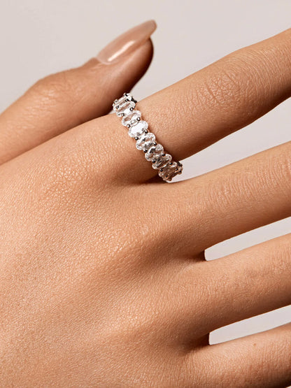 Anel de corte oval 14K