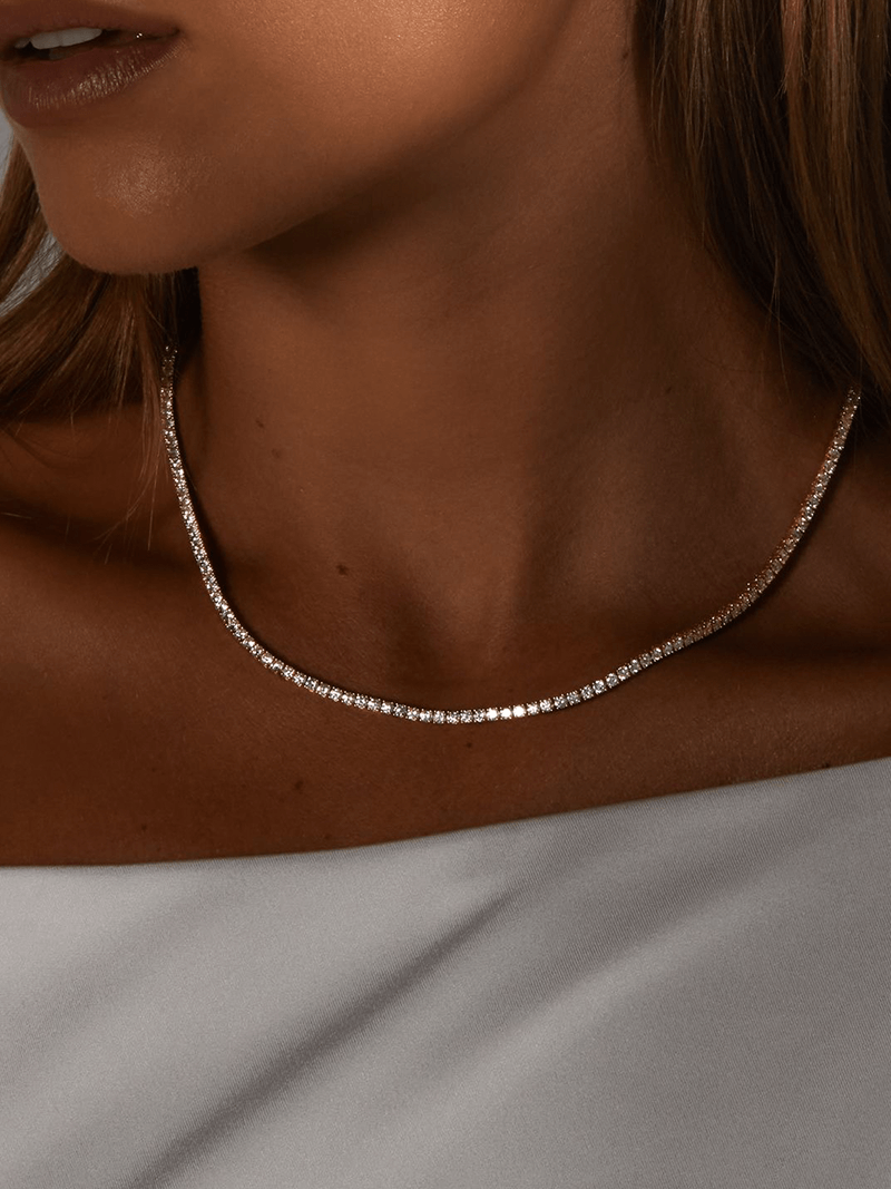 Gargantilha Rivière 14K