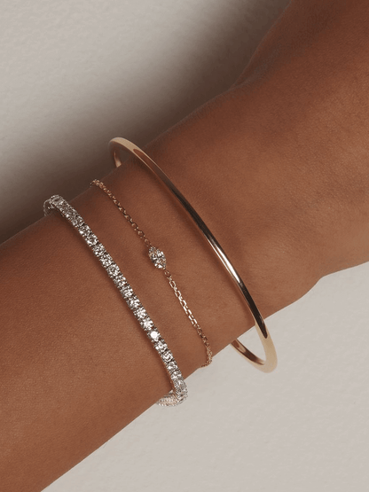Pulseira Rivière 14K